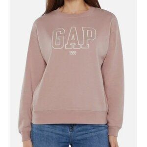 Gap Women's L Pink Crewneck Sweatshirt  Front Logo L1238